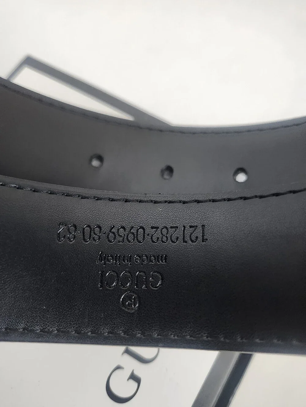 Gucci Black Belt (SMALL SIZE 28-32)